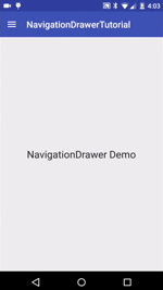 Demo: NavigationDrawer