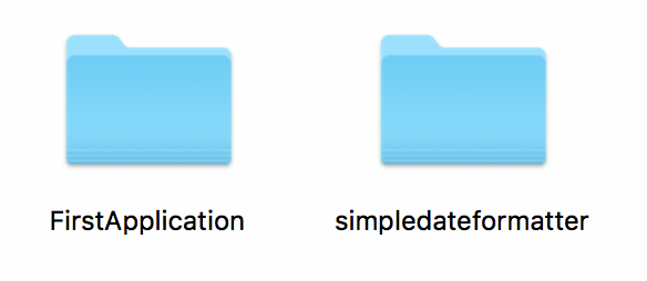 Example of project folder