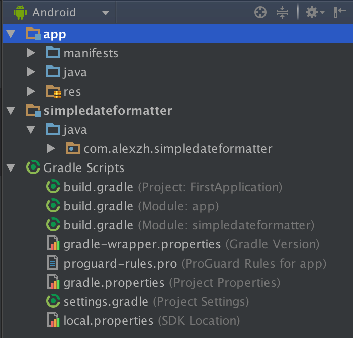 Import an external module to Android Project in Android Studio