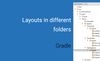 How to store layouts in different folders in Android project