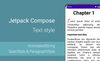 Jetpack Compose: styling Text